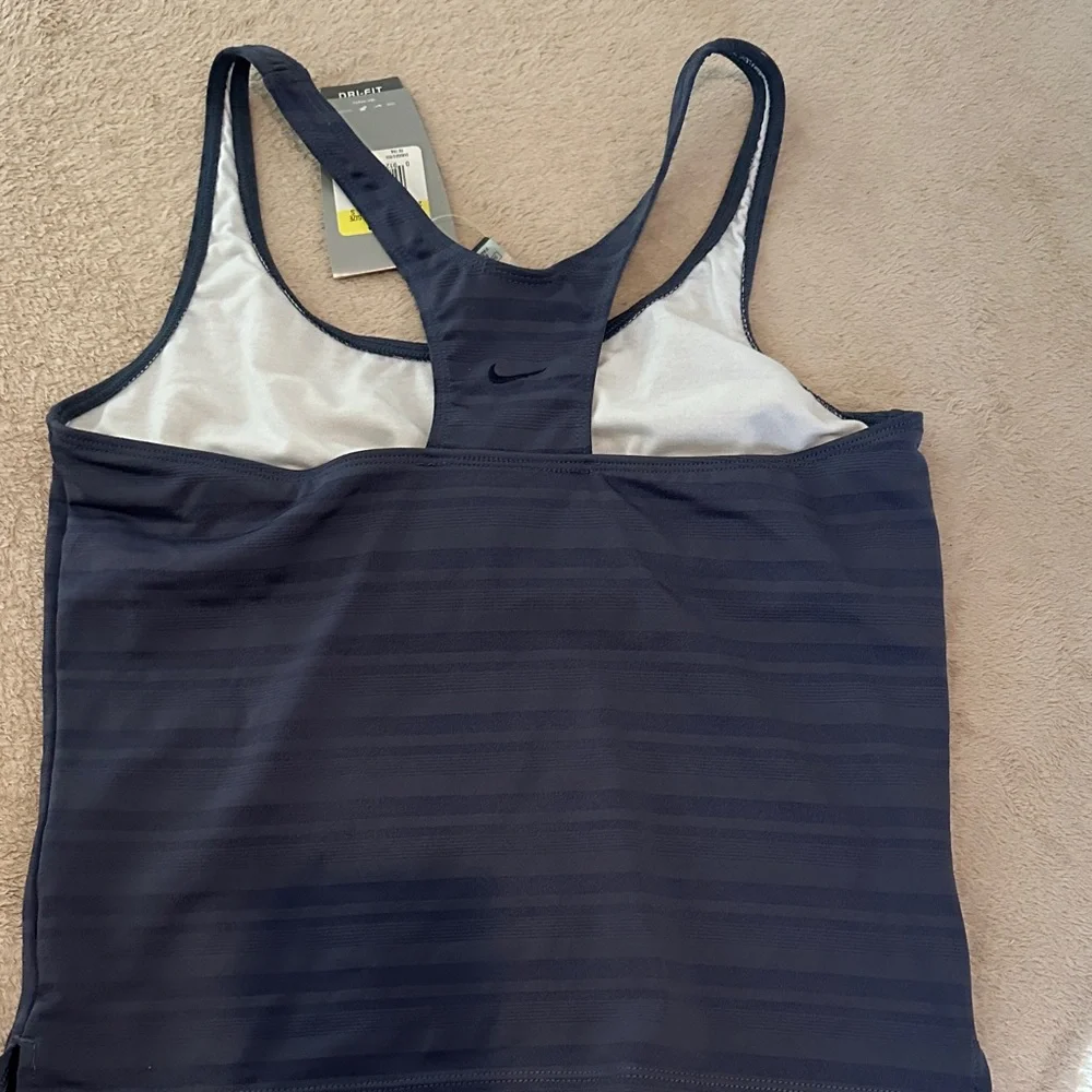 Nike Dark Blue Racerback Tank - Picture 3 of 4